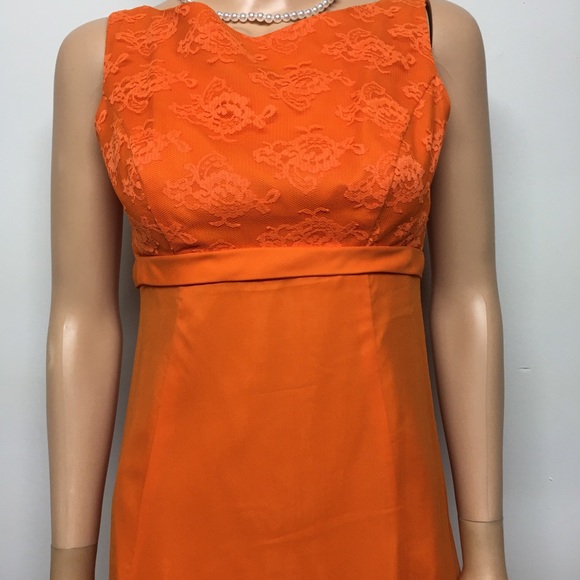 Nadine Orange Formal Maxi Dress - Picture 13 of 16